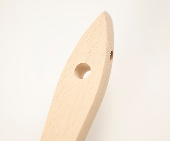 Traditional Wooden Wire Scratch Brush - Stiff